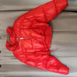 Urban outfitters cropped puffer